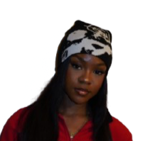 black crosshair beanie